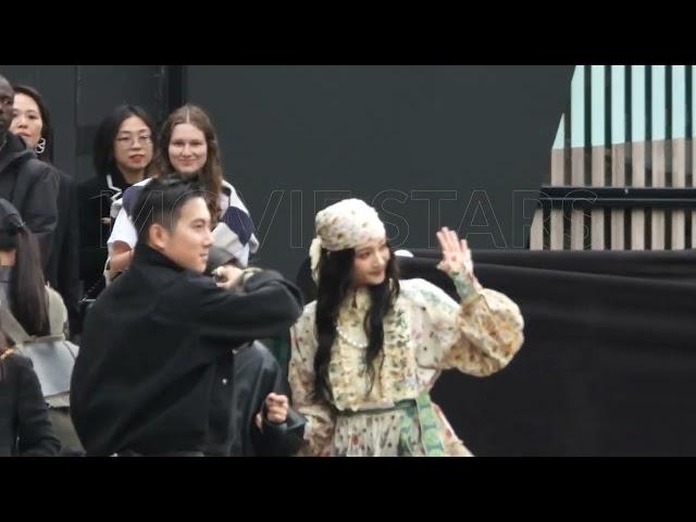 Guan Xiaotong attends the Valentino Paris Womenswear Spring Summer 2025