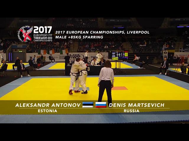 Aleksandr Antonov (EST) v Denis Martsevich (RUS) - Male +85kg Sparring