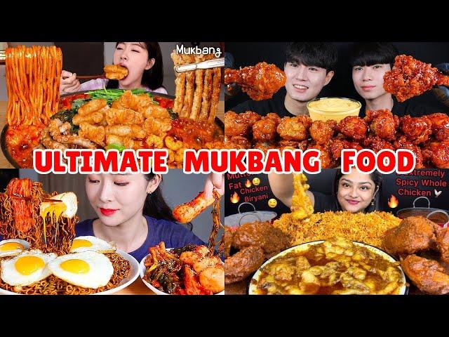 ULTIMATE MUKBANG FOOD COMPILATION|| BIG BITE EXTREME *SATISFYING*EATING SOUNDS