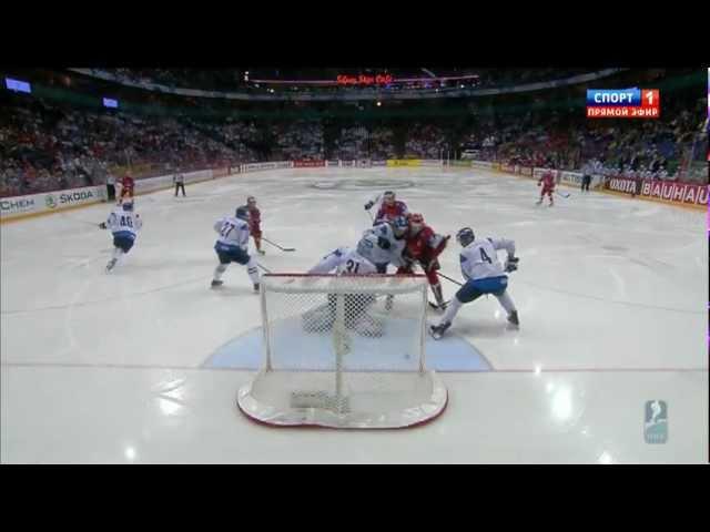 1/2-Final RUSSIA - FINLAND 6:2 █ Goals IIHF WC 2012 ЧМ голы Россия Финляндия