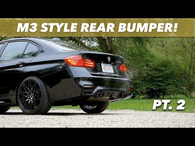 M3 STYLE CONVERSION PT. 2 // REAR BUMPER & QUAD EXHAUST