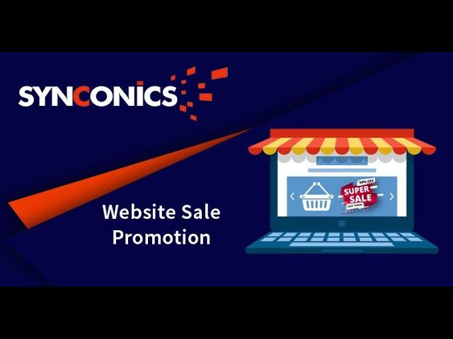 How to manage Website Sales Promotions of E-Commerce? | OdooApps : #Synconics [ERP]