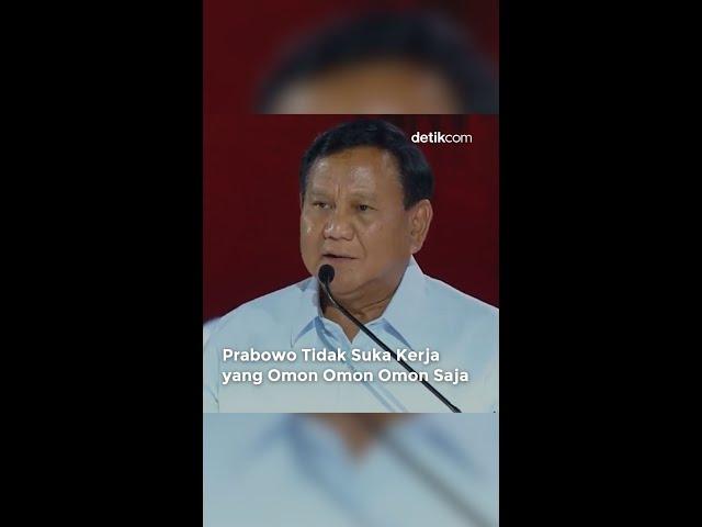 Prabowo dan Omon-omon Saat Debat