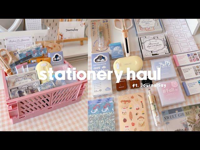 stationery haul ft. journalsay | stickers, tapes, cute pens 