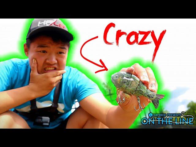 CREATE MY OWN FISHING LURE CATCH CO CHALLENGE!! (On The Line Challenge #3)