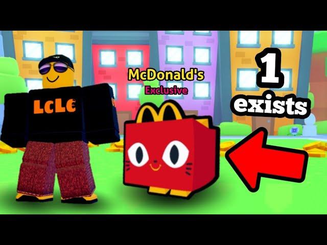 i FLEW to ASIA for McDonald's Pet Sim HAPPY MEAL (EASY QR CODE Pet)