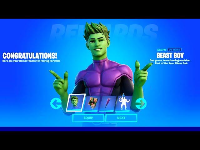 Say Hello To Beast Boy In Fortnite