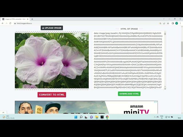 Image to HTML converter - imageonline.co