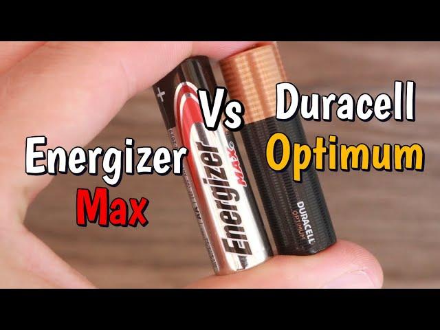 Energizer Max VS Duracell Optimum AA Battery Test