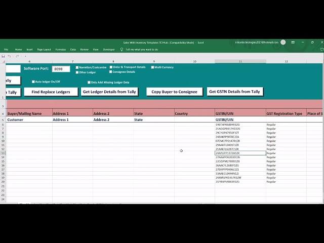 Match Ledger with Tally, Export Ledger from Tally to Excel ,Import Ledgers from Excel to tally