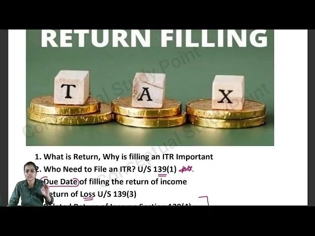 Preparation of Return,Filling of Return, Belated Return,Loss return,Last of Return, In income Tax