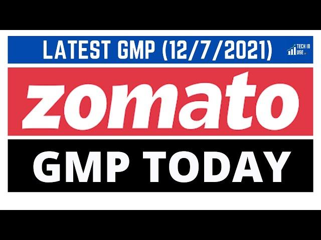 Zomato IPO Latest GMP Today