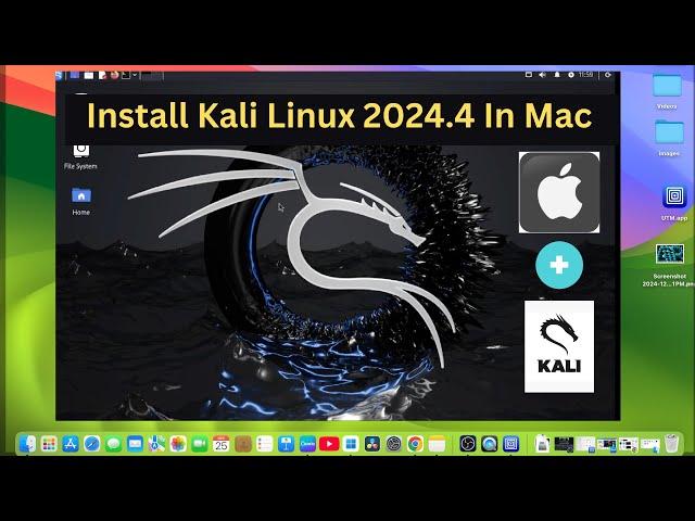 How To Install Kali Linux 2024.4 In MAC With Apple Chips (M1 | M2 | M3 | M4 In 2025 Step by Step  )