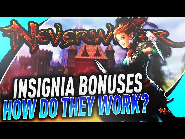 How do INSIGNIAS + INSIGNIA BONUSES Work in Neverwinter DOES the MOUNT MATTER?