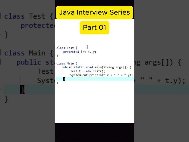 java interview #java