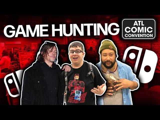 Nintendo Switch Game Hunting In ATLANTA! Feat. Norman Reedus & Cooper Andrews | ATL Comic Con Vlog