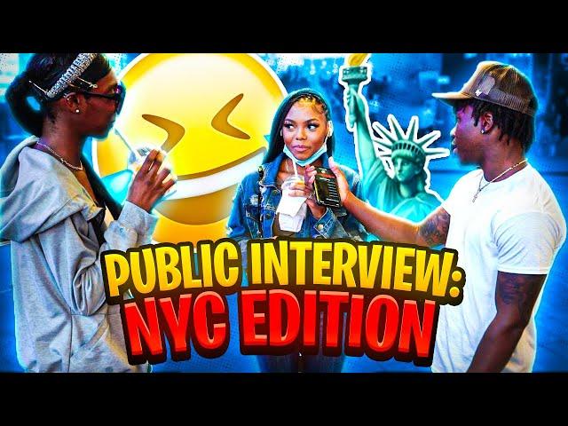 PUBLIC INTERVIEW!!! (NYC EDITION)    #NYC #TIMESSQUARE