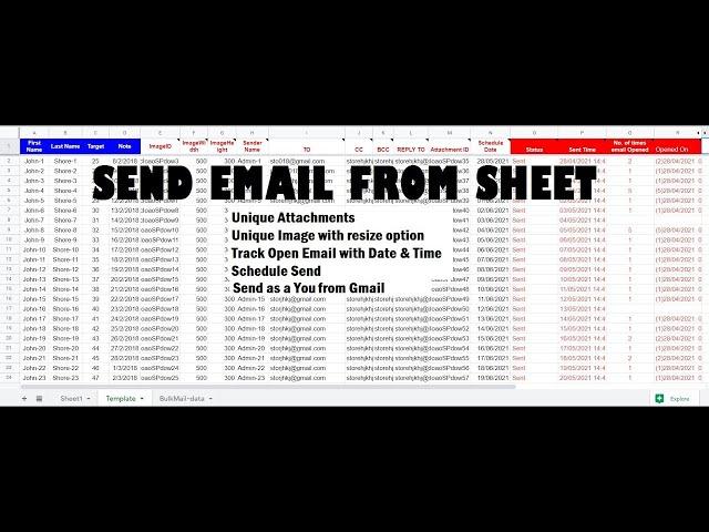 BulkMail Mail Merge for Gmail with Email Tracking.