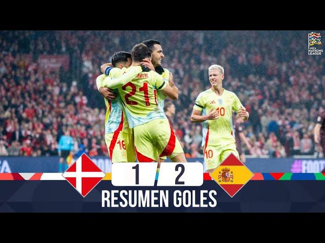 Dinamarca vs España | 1-2 | Resumen | Liga de las Naciones 2024-25 | españa hoy