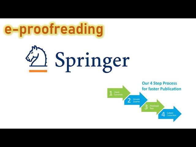 How to e-proof of your accepted article | Springer #eproof-reading |  Dr. Asif Mol. Biology