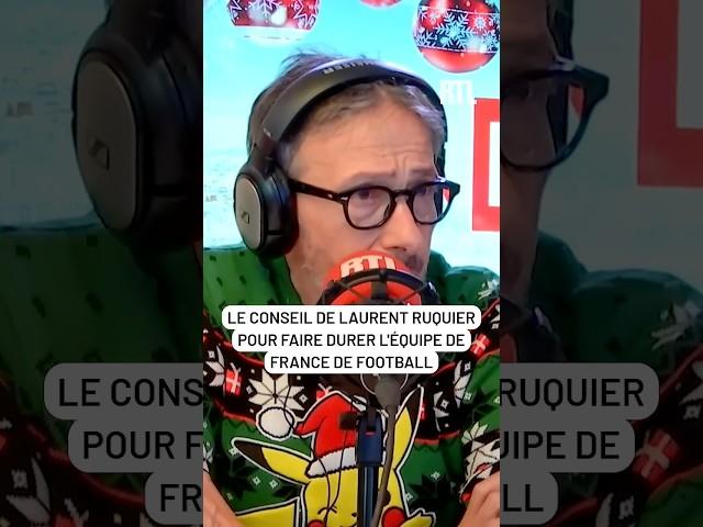 Le conseil de Laurent Ruquier à Didier Deschamps pour faire durer l'équipe de France de football