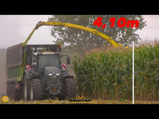 John Deere 9800i am Limit 4,10m Mais & 1600ha / 6 Wochen 2er Häcksler kommt zur Verstärkung dazu