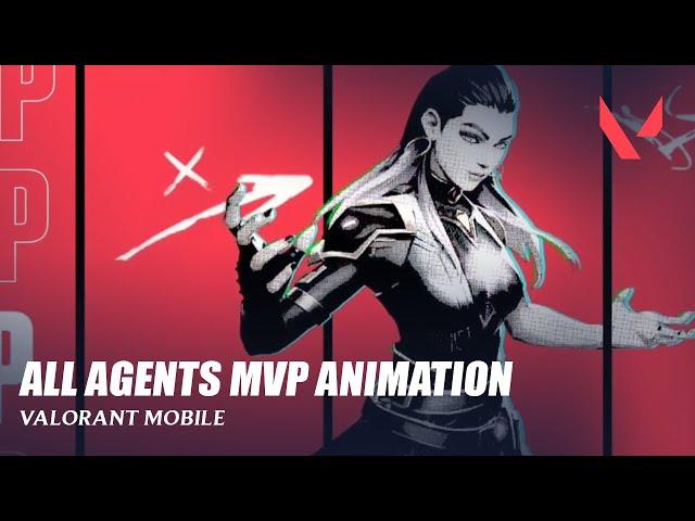 All Agents MVP Animation - Valorant Mobile