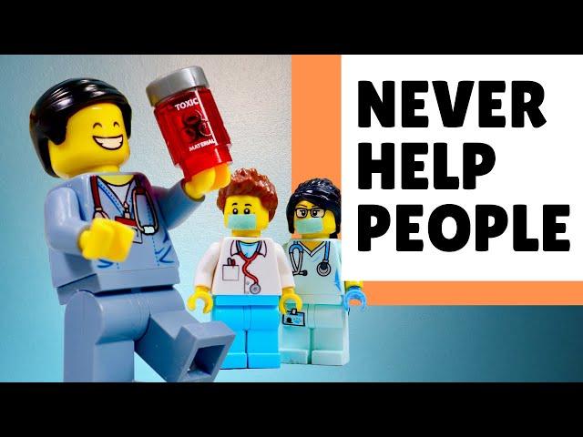 Why Helping People is BAD | Brickology LEGO Stop Motion