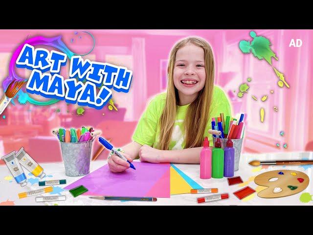 Maya's Creative ART PROJECTS !!!