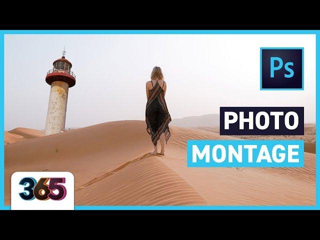  Photo Montage | Photoshop CC Tutorial #168/365