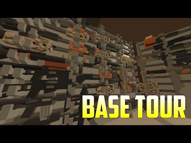 Huge Solo Player Base Tour  | Unturned PVP |