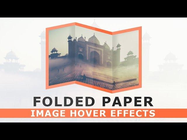 Css Paper Folded Image Hover Effects - Css Hover Effects  - Pure CSS 3D Folded Paper Effect