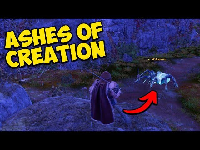 Ashes of Creation NEW MMORPG! Spider Combat!