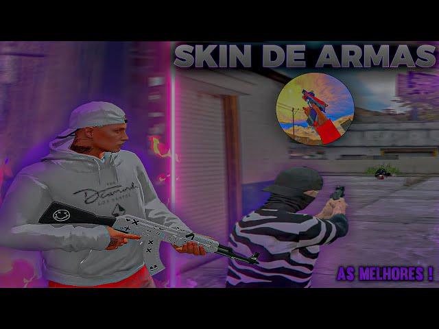 AS MELHORES SKINS DE ARMA PARA O FIVEM ( atualizadas ) GTA RP