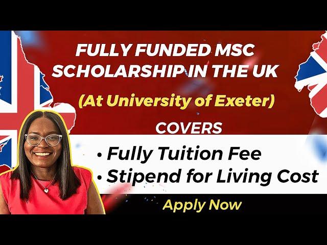 Fully Funded MSc Scholarship in the UK - Green Future Scholarship - Full Tuition & £16,536 Stipend!!