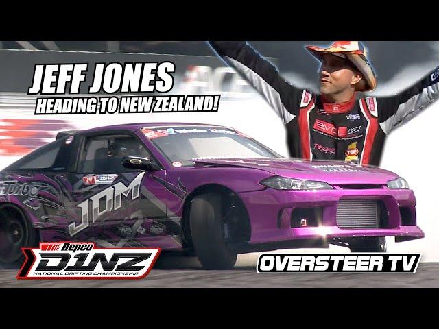 Formula Drift Pro-Driver Jeff Jones Racing Locked In for D1NZ 2025 with @Lukefink