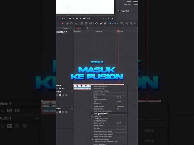 Davinci Resolve Tutorial  Fusion Part 1 (Bahasa Indonesia)