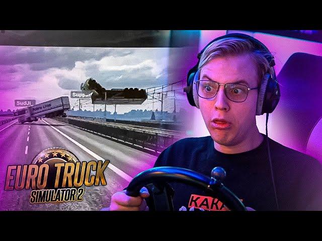 Вованыч заснял ЛЕТАЮЩУЮ ФУРУ на регистратор | Euro Truck Simulator 2 | Нарезка стрима ФУГА TV