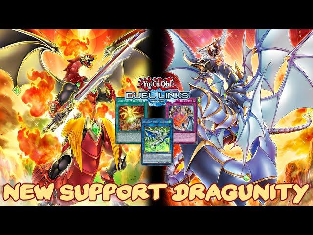 NEW SUPPORT "DRAGUNITY KNIGHT - AREADBHAIR" DUEL LINKS RANKED DUEL & DECKLIST [YU-GI-OH! DUEL]