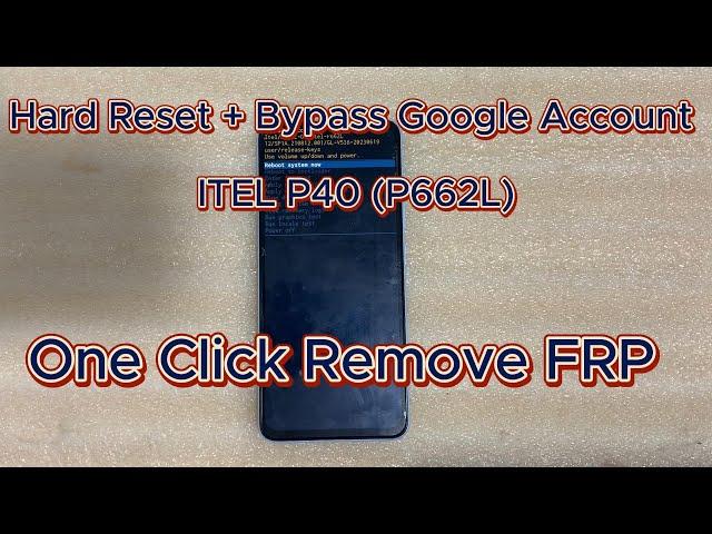 Itel P40 Hard Reset | Itel (P662L) Pattern Lock Remove Without Pc |Android 12|Bypass FRP One Click