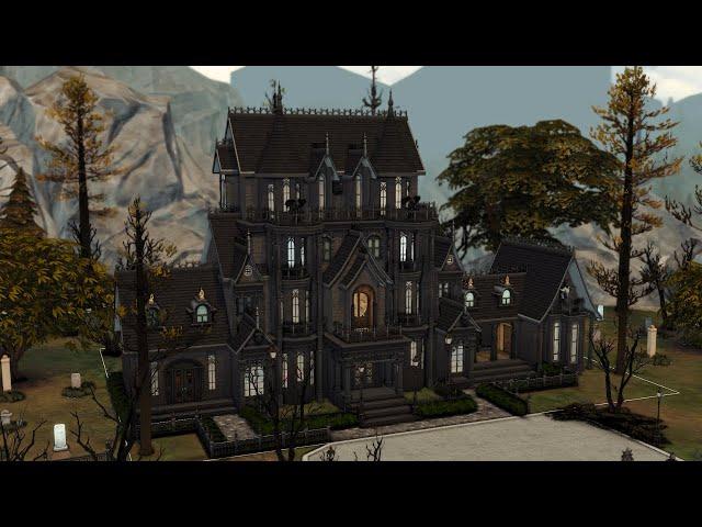 Vampire Mansion | The Sims 4 Stop Motion Build | No CC