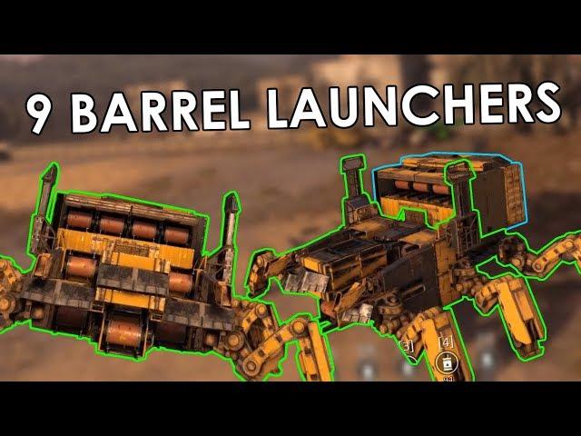 9 BARREL LAUNCHER SPIDER FUSION - Crossout