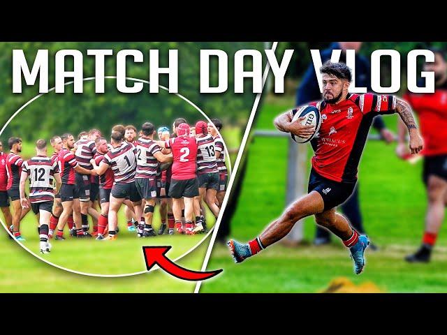 70-0 RUGBY GAME GETS HEATED | Match Day Vlog