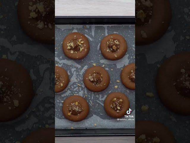 Nutella Cookies  #viral #cakeoftiktok #tiktokfood