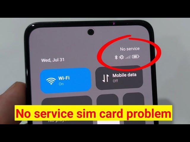 Fixing No Service SIM Card Problem on Your Phone | emergency calls only sim card problem