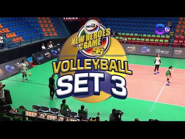 NCAA Women's Volleyball Benilde vs. SSC-R (Third Set) | NCAA Season 99