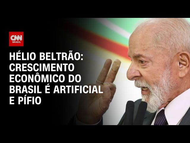 Hélio Beltrão: Crescimento econômico do Brasil é artificial e pífio | CNN ARENA