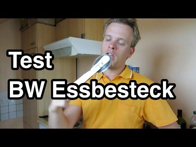 Test BW Essbesteck | Edelstahl Feldbesteck | Campingbesteck | Outdoorbesteck | Bundeswehr Besteck