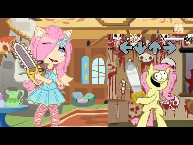 Vs. Fluttershy But It's Gacha || Element's Of Insanity || Read Desc || Gacha Club ||My Little Pony||