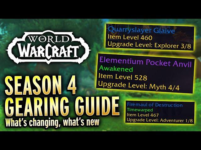 How Gearing Works in Season 4, Easy and (Mostly) Stress Free - Dragonflight Guide